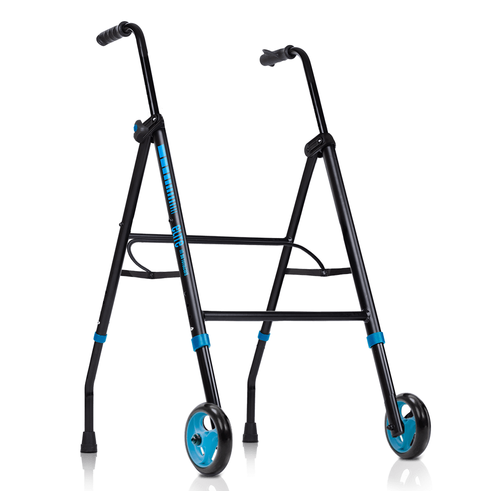 Andador Elite 1G de TotalCare con ruedas azules