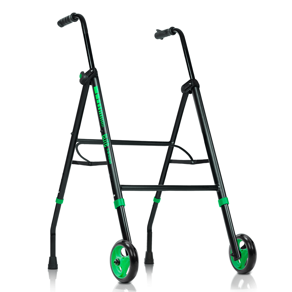 Andador Elite 1G de TotalCare con ruedas verdes
