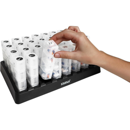 PASTILLERO MENSUAL DE 4 TOMAS