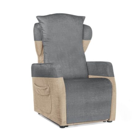 SILLÓN ELEVABLE RELAX DAFNE DE MORETTI (PO405) – Confort, movilidad asistida y calidad ortopédica para el hogar