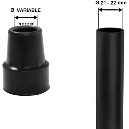 TACOS PARA MULETAS ANTIDESLIZANTES